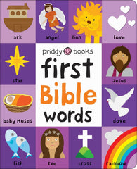 Priddy Books First 100 Bible Words Padded Board Book for Babies