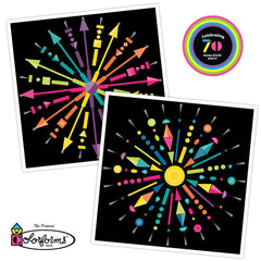 Play Monster Colorforms 70th Anniversary Sticker Box Set, 500+ Pieces