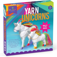 Craft-tastic Yarn Unicorns Kit – Makes 2 Yarn-Wrapped Unicorns