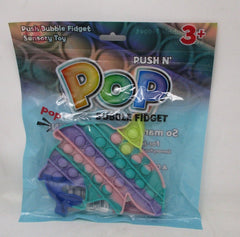 Push N' Pop Bubble Fidget Shark | Sensory Squeeze Toy for Kids & Adults