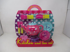 Polka Dot Kids Kitchen & Tea Set – 12-Piece Play Set