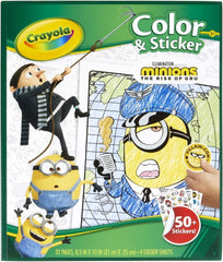 Crayola Minions Color & Sticker Activity Book for Kids