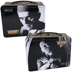 Factory Entertainment Retro Tin Lunch Box – Grey & Black