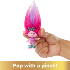 Mattel DreamWorks Trolls Hair Pops Queen Poppy Small Doll & Accessories