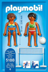 Playmobil Beach Volleyball Set with Net & 2 Athletes