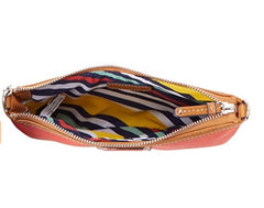 Nine West Prep It Up Clutch — Fire, Dark Camel & Navy