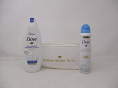 Dove Essentials Body Wash & Original Dry Spray Duo Bundle