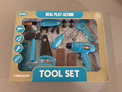 Real Action Play 13-Piece Kids Tool Set – Pretend Play Toolkit