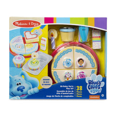 Melissa & Doug Blue's Clues Wooden Birthday Party Play Set