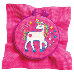 Cra-Z-Art Shimmer 'n Sparkle Unicorn DIY Embroidery Kit