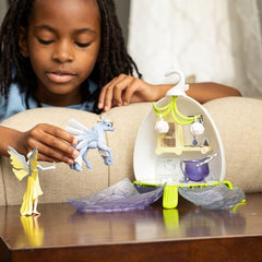 Schleich bayala Fairy Vet Blossom 14-Piece Fantasy Playset