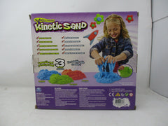 Spin Master Kinetic Sand Wacky-tivities 3-Pack Neon 32oz