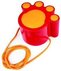 Hape Cat Walk Paw-Print Stilts Sand & Beach Toy | Red
