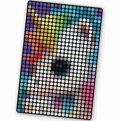 Make It Real Stamp To Reveal Unicorn DIY Dot Art Poster 605pcs