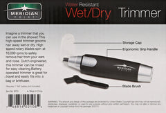 Meridian Point Wet/Dry Ear & Nose Hair Trimmer | Water Resistant