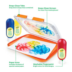 Crayola Washable Fingerpaint – Bilingual Toddler Set