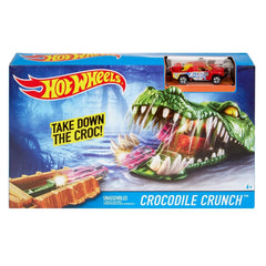 Hot Wheels Crocodile Crunch Play Set with 1 Car