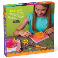 Craft-tastic Tropical String Art Kit — Flamingo & Pineapple Craft Set