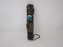 Weather Zone Super Mini Oversized Leopard Print Manual Umbrella