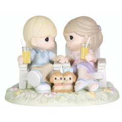 Precious Moments Always Be By My Side Porcelain Figurine