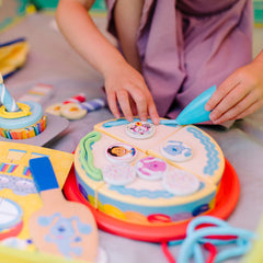 Melissa & Doug Blue's Clues Wooden Birthday Party Play Set