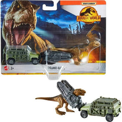 Matchbox Jurassic World Dino Transporters with Mini Dinosaur Figures