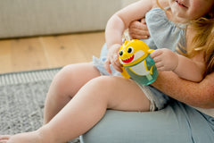 Pinkfong Baby Shark Straw Sippy Cup with Handles, 7 oz