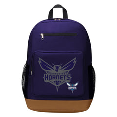 Charlotte Hornets NBA Licensed Playmaker Backpack 18" Purple