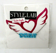 Fashion Angels Style Lab Word Necklace – Customizable Statement Jewelry