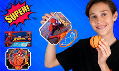 JA-RU Marvel Spider-Man Mini Basketball Hoop Set with Ball