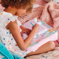 Make It Real Triangle Faux Fur Lap Desk – Girls Ages 6+