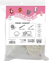 Leisure Arts Billie Bunny Crochet Kit – Beginner-Friendly Amigurumi