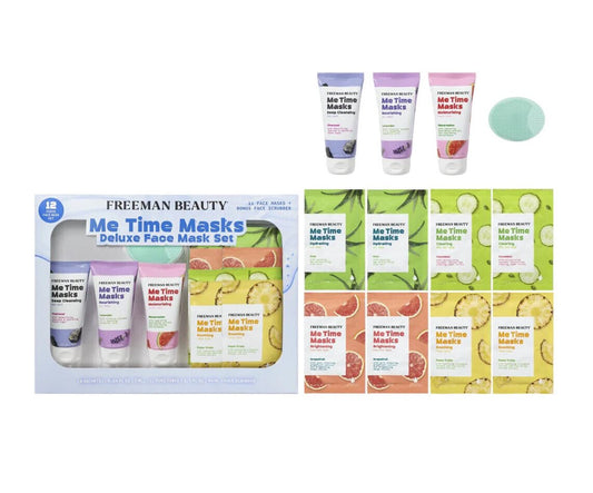 Freeman Me Time Facial Mask Kit – 7-Piece Skincare Set