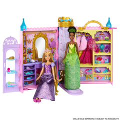 Mattel Disney Princess Ready for the Ball Closet Playset with Fashions
