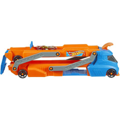 Hot Wheels Extend N' Stunt Hauler – 2-in-1 Track & Transport Playset