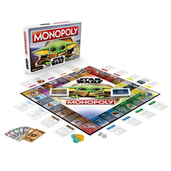 Hasbro Monopoly: The Mandalorian Edition Bilingual Board Game