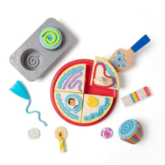Melissa & Doug Blue's Clues Wooden Birthday Party Play Set