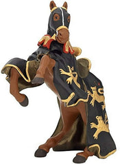 Papo Black & Gold King Richard's Horse Medieval Figure