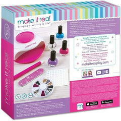 Make It Real Glitter Dream Nail Spa DIY Nail Art Kit