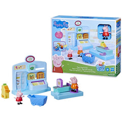 Peppa Pig Supermarket Playset — 2 Figures & 8 Accessories