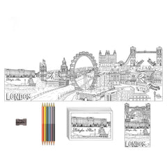 Imagine By Bendon London Skyline Coloring Activity Kit