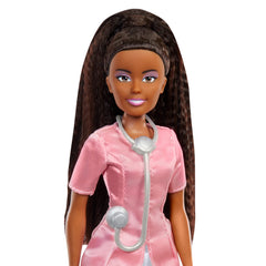 MGA Dream Ella Yasmin Doctor Fashion Doll with Scrubs & Stethoscope