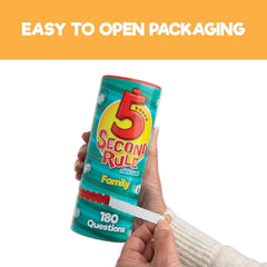 5 Second Rule Family Edition Card Game – Mini Tube