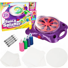 Creative Kids Spin & Paint Art Kit – Spinning Art Machine