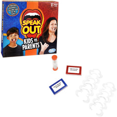 Hasbro Speak Out: Kids vs Parents Mouthpiece Challenge Game