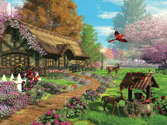 KI Caplyn Dor Peaceful Retreat 1000 Piece Jigsaw Puzzle, 27x20 in