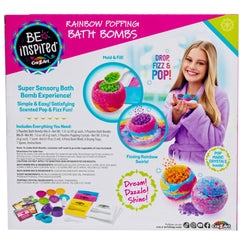 Cra-Z-Art Shimmer N Sparkle Rainbow Popping Bath Bomb Making Kit