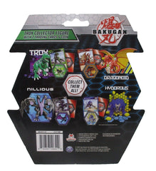 Spin Master Bakugan Trox Collector Figure with Trading Cards & Coin – Red