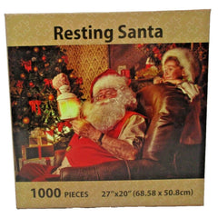 Puzzle Works Resting Santa 1000 Piece Jigsaw Puzzle