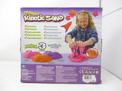 Spin Master Kinetic Sand 3-Pack – Neon Colors, 32 oz